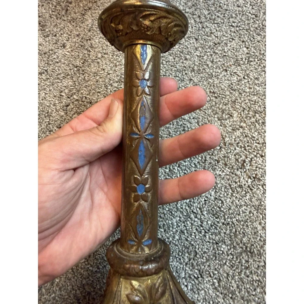 Antique Church Candlestick 18